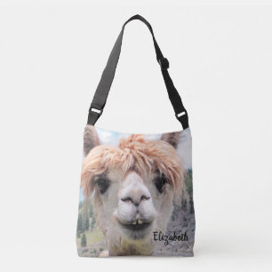 Bolsa Ajustável Imagem de sorriso bonito da foto da alpaca