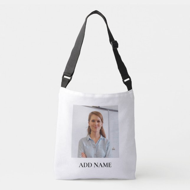 Bolsa Ajustável Imagem & Nome Personalizados (Frente)