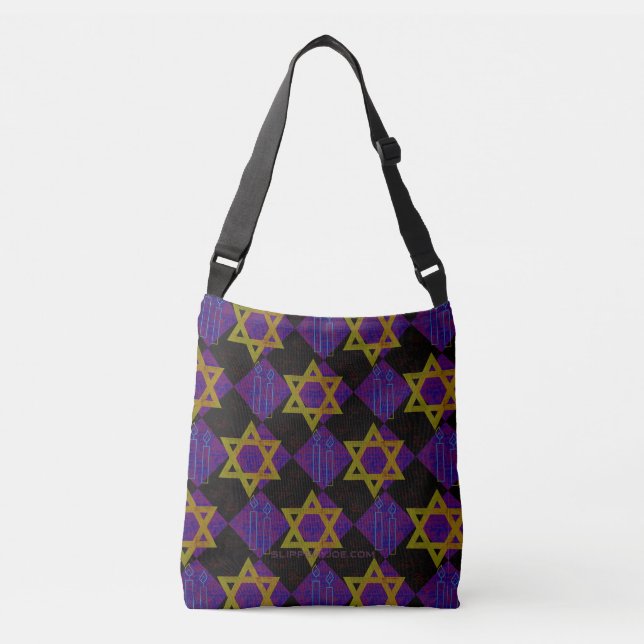 Bolsa Ajustável Imagem temática de Hanukkah da SlipperyJoe's amare (Frente)