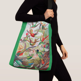 Bolsa Ajustável impressão de 1904 beija-flores
