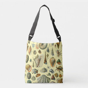 Bolsa Ajustável Impressão de Conchas Vintage Adolphe Millot Costei