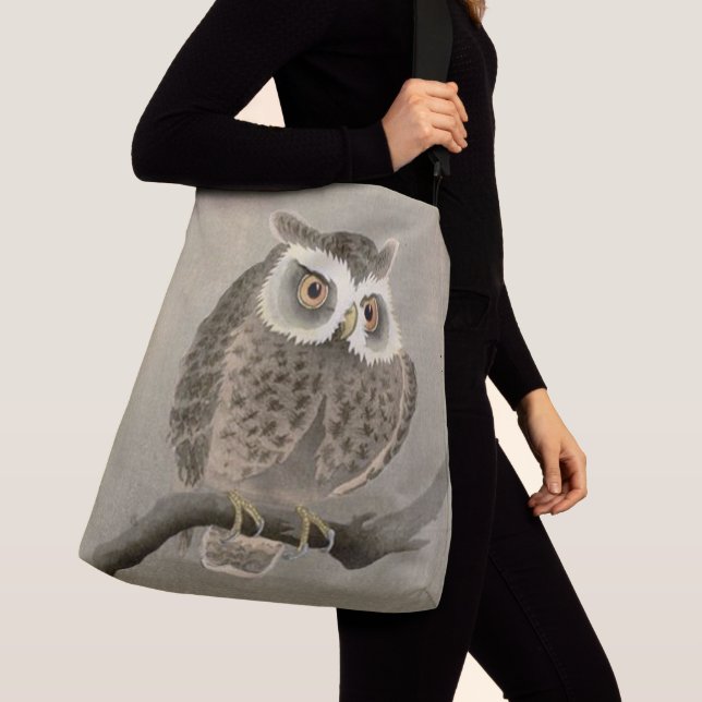 Bolsa Ajustável impressão de coruja de orelha longa (Close Up)