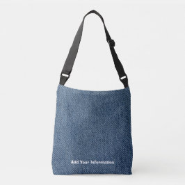 Bolsa Ajustável Impressão de Denim Personalizado