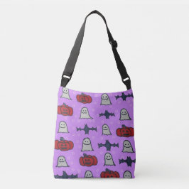 Bolsa Ajustável Impressão de Diversão do Halloween Roxo