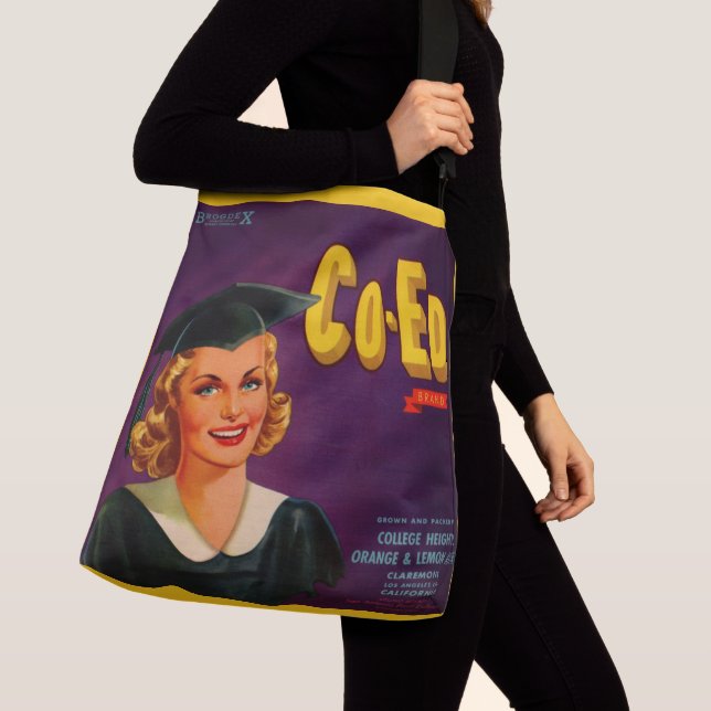 Bolsa Ajustável impressão de etiqueta de Marca cítrica coEd  1940s (Close Up)