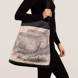 Bolsa Ajustável impressão do século XIX de Cotswold