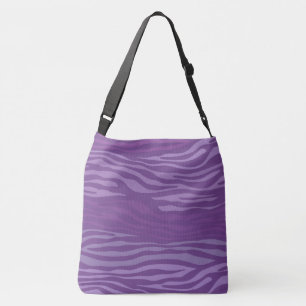 Bolsa Ajustável Impressão Zebra Roxa
