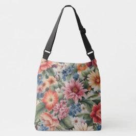 Bolsa Ajustável Incrível Flores de Verão Coloridas Coloridas