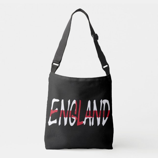 Bolsa Ajustável Inglaterra sobreposta ao cbcnt English Flag (Frente)