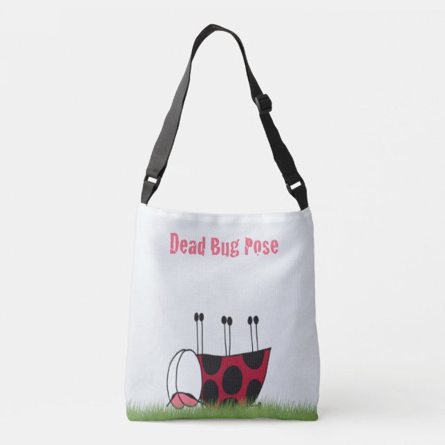 Bolsa Ajustável Inseto de Ladybug engraçado Yoga Pose (Verso)