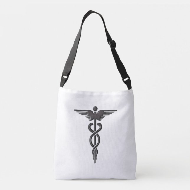 Bolsa Ajustável Insignia Médica Caduceus (Verso)