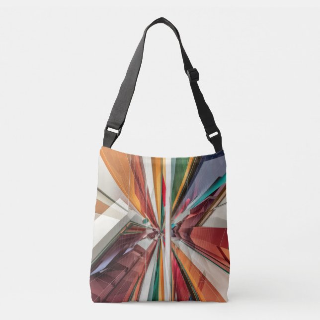 Bolsa Ajustável Intermitência de Convergência - Abstrato de Saco C (Frente)