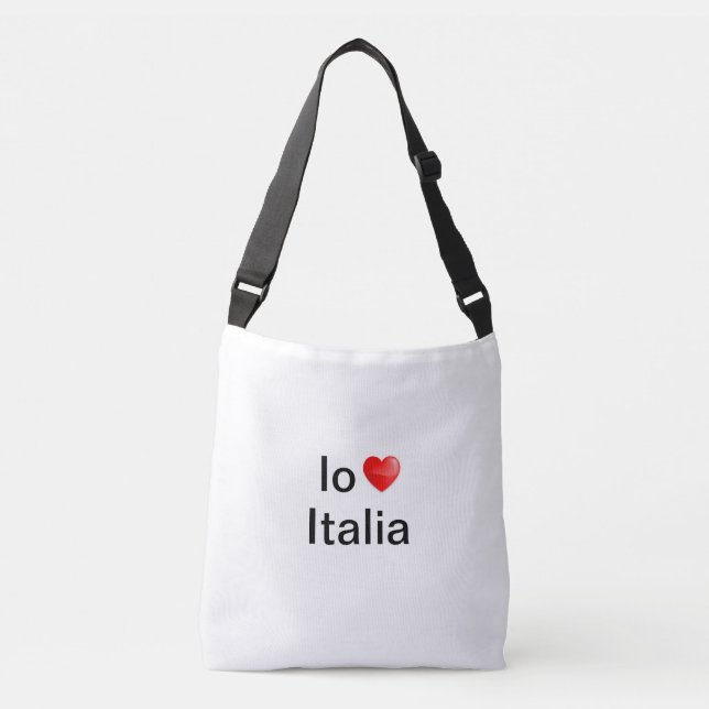 Bolsa Ajustável Io amo Italia (Frente)