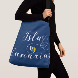 Bolsa Ajustável Islas Canarias, Canary Flag Heart