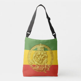 Bolsa Ajustável Jah Rastafari Leão de Judah Cross Body Bag