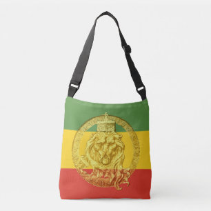 Bolsa Ajustável Jah Rastafari Leão de Judah Cross Body Bag