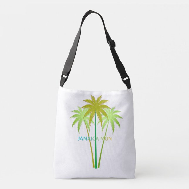 Bolsa Ajustável Jamaica palm trees (Verso)