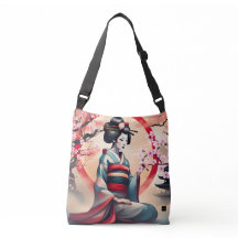 JAPONÊS GEISHA BEAUTY WOMY CHERRY BLOSSOMS