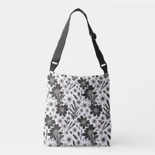 Bolsa Ajustável Jardim de Flor Selvagem - Padrão Floral Vintage