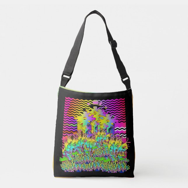 Bolsa Ajustável Jardim de Flores (Frente)