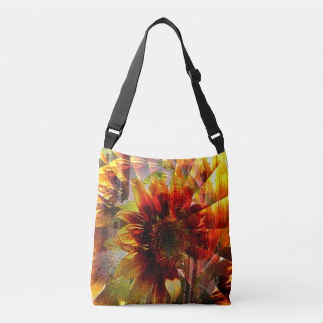 Bolsa Ajustável Jardim de girassol....... (Frente)