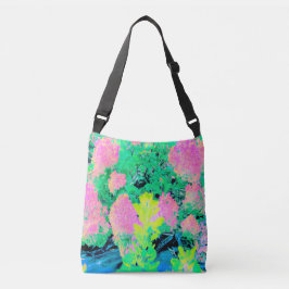 Bolsa Ajustável Jardim de Hydrangea rosa com folhagem amarela