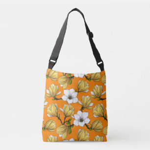 Bolsa Ajustável Jardim de Magnolia em amarelo