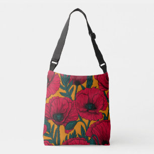 Bolsa Ajustável Jardim de papoila-vermelha