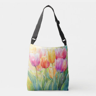 Bolsa Ajustável Jardim de Tulipas de Primavera de Aquecedora