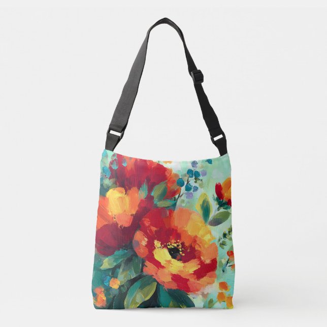 Bolsa Ajustável Jardim Floral Bloom Vibrant (Frente)