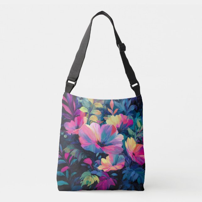 Bolsa Ajustável Jardim Floral Primavera de Flor de Flor Rush (Frente)