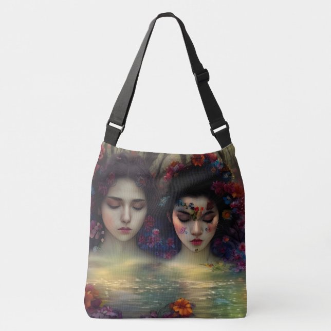 Bolsa Ajustável Jardim Místico: Sonhos Florais (Frente)