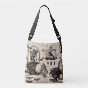 Bolsa Ajustável Jardim moderno do Dia das Bruxas do vintage