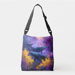 Bolsa Ajustável Jardim Oceânico Abstrato