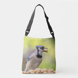 Bolsa Ajustável Jay azul com amendoim