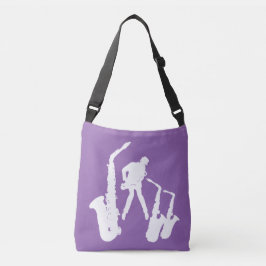 Bolsa Ajustável Jazzman White Silhouette 2 Sax Jazz Bag 2