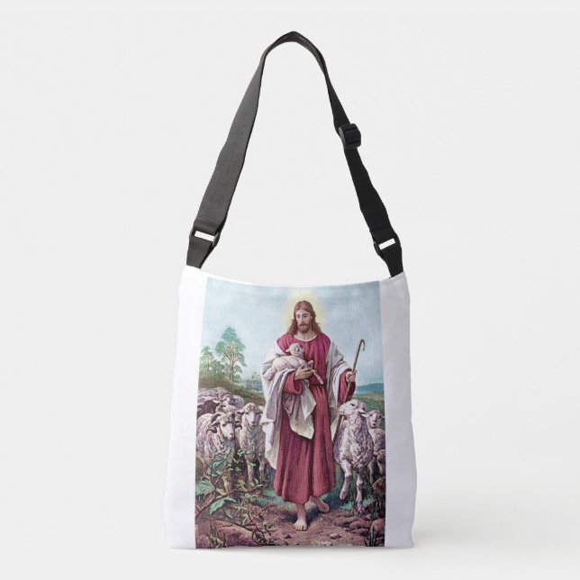 Bolsa Ajustável Jesus, O Bom Pastor  (Frente)