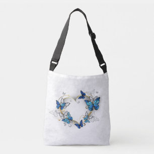 Bolsa Ajustável Jewelry Heart with Butterflies Morpho