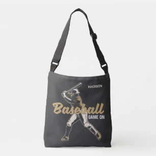 Bolsa Ajustável Jogador de Baseball de Nome e Cores Personalizado