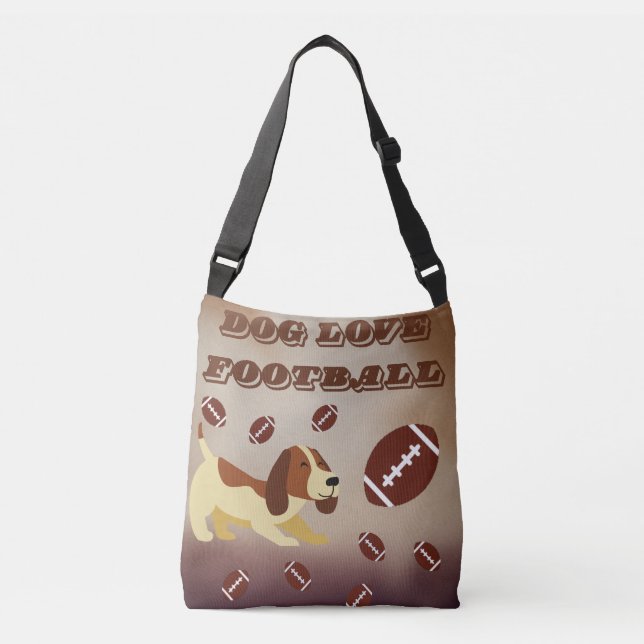 Bolsa Ajustável Jogo Brown Futebol Engraçado Divertimento de Arte  (Frente)