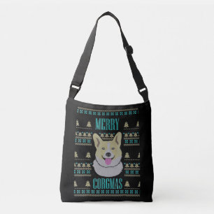 Bolsa Ajustável Joyeux Corgmas Ugly Christmas Corgi