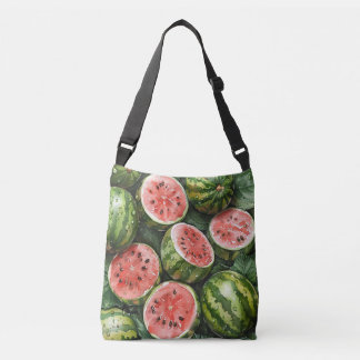 Bolsa Ajustável Juicy Watermelon Crossbody Bag