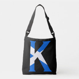 Bolsa Ajustável K Monograma sobreposto à Scottish Flag cbt