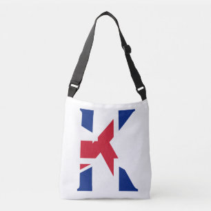 Bolsa Ajustável K Monograma sobreposto no cbcnt bandeira do Jack d