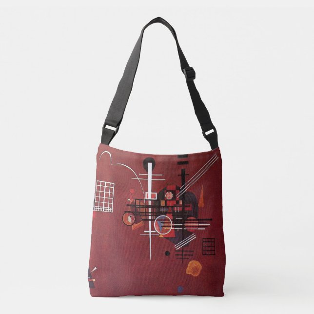 Bolsa Ajustável Kandinsky - Vermelho Dull (Frente)