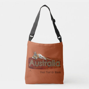 Bolsa Ajustável Kangaroo Vermelho No Chapéu De Slouch