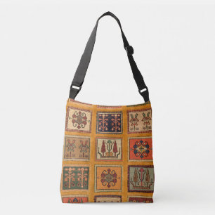 Bolsa Ajustável Kilim Antigo Turco Colorido