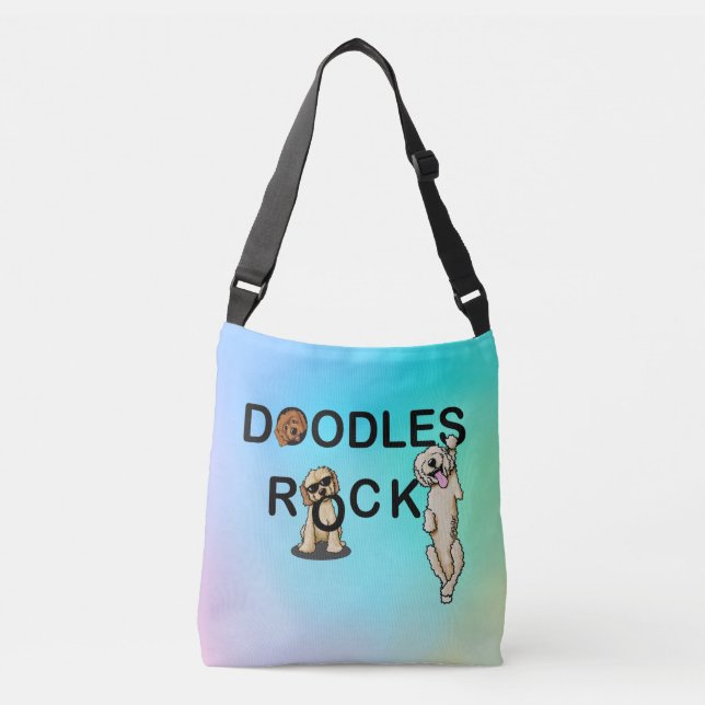Bolsa Ajustável KiniArt Doodles Rock (Frente)