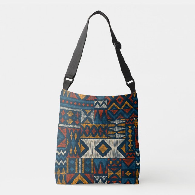Bolsa Ajustável Kitenge chitenge Pattern Africa (Frente)