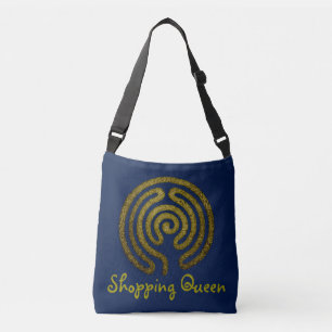 Bolsa Ajustável Labirinto/labirinto - metal antigo + seu backgr.